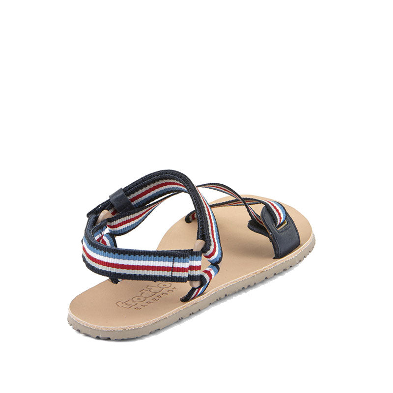 Froddo Barefoot Flexy Strap Sandals - Blue/Red