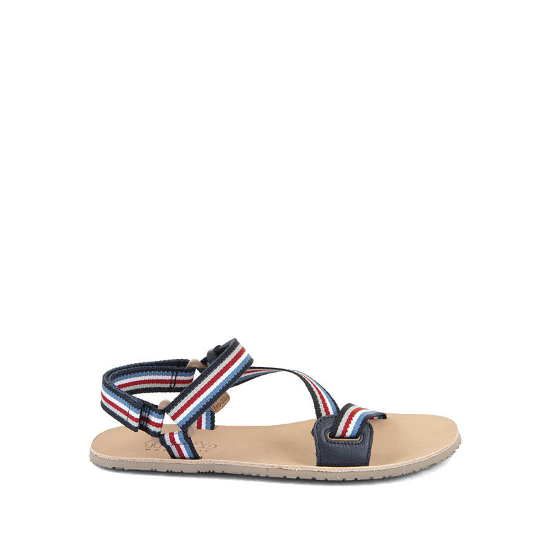 Froddo Barefoot Flexy Strap Sandals - Blue/Red