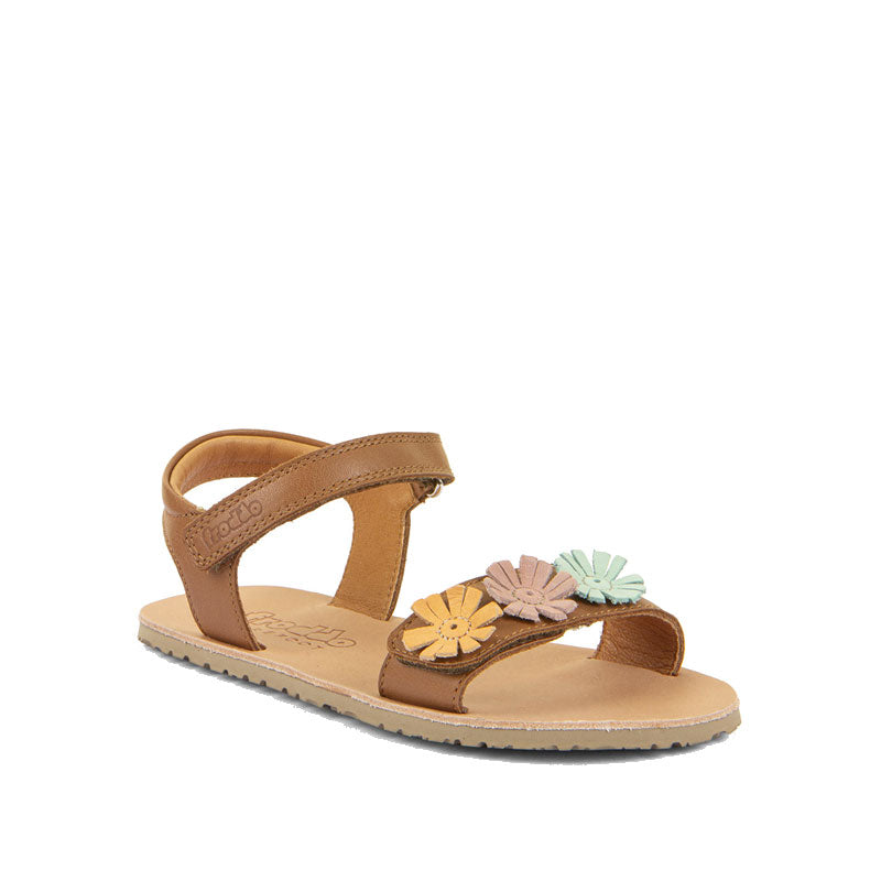 Froddo Barefoot Flexy Flowers Sandals - Brown