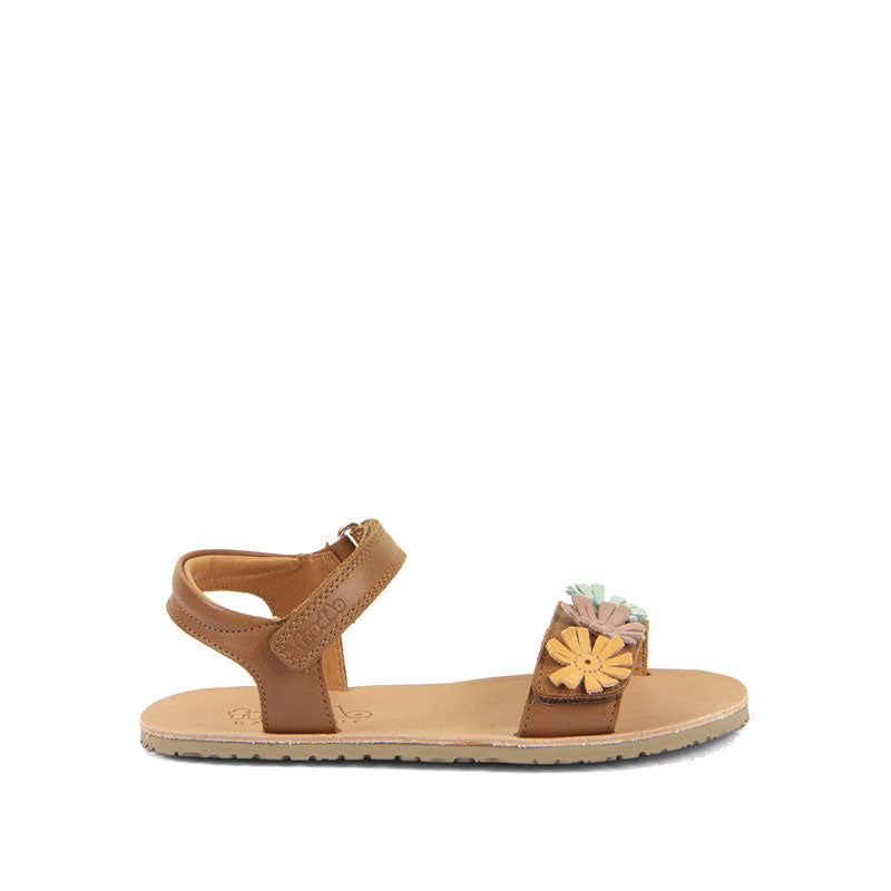 Froddo Barefoot Flexy Flowers Sandals - Brown