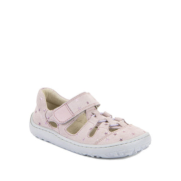 Froddo Barefoot Elastic Sandals - Pink Stars