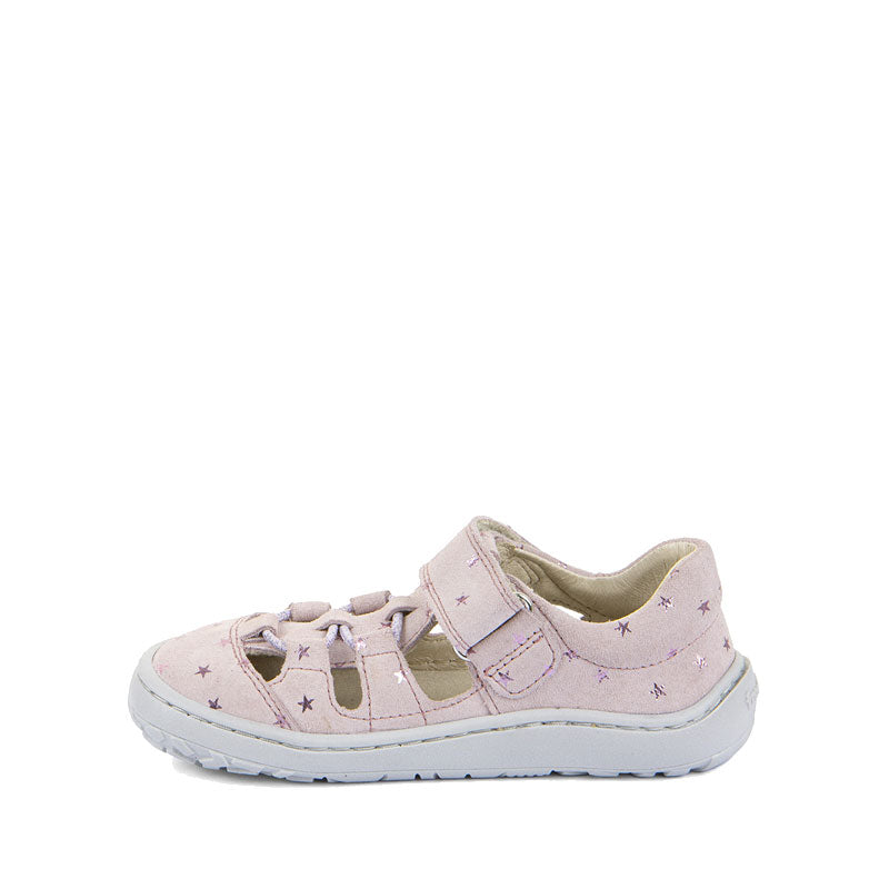 Froddo Barefoot Elastic Sandals - Pink Stars