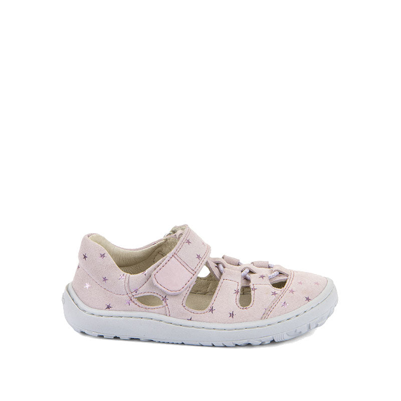 Froddo Barefoot Elastic Sandals - Pink Stars