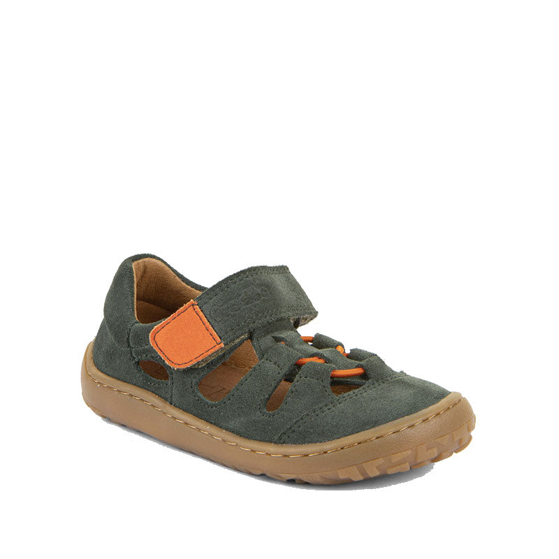 Froddo Barefoot Elastic Sandals - Dark Green