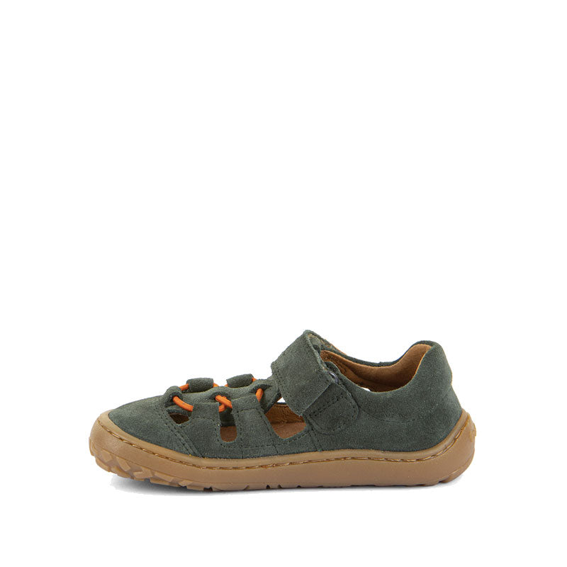Froddo Barefoot Elastic Sandals - Dark Green