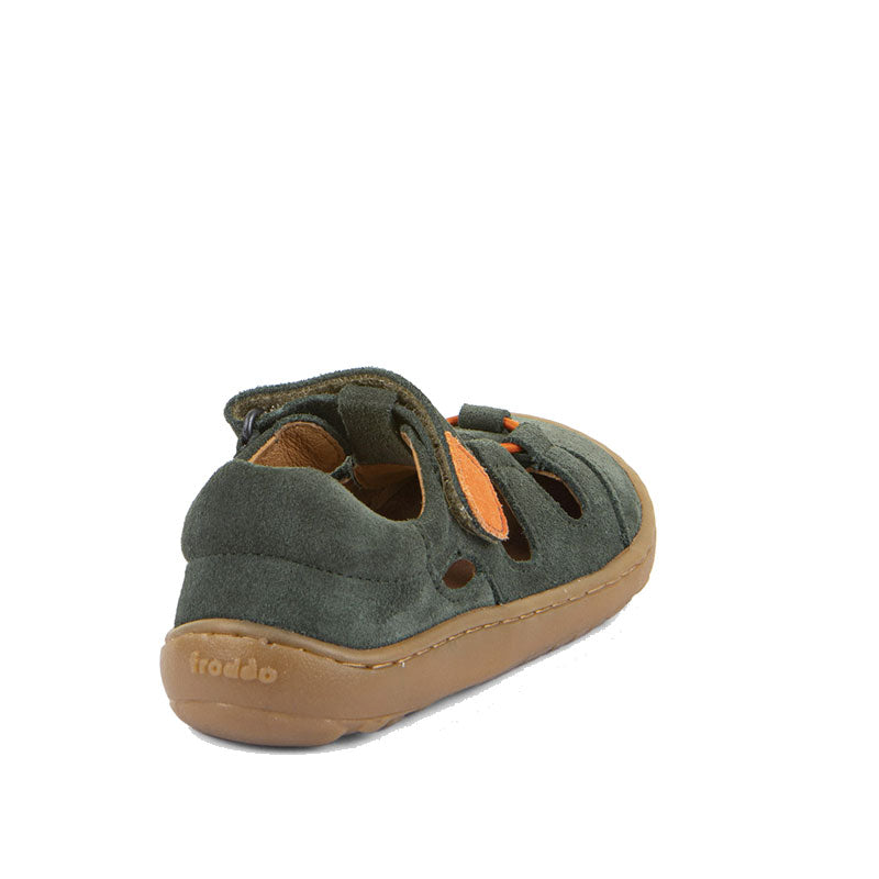 Froddo Barefoot Elastic Sandals - Dark Green