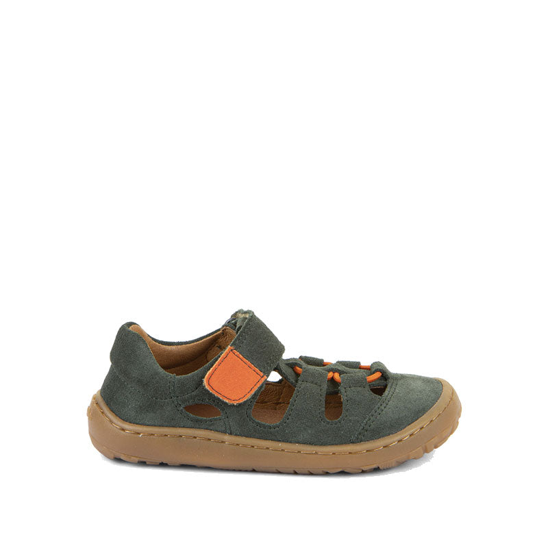 Froddo Barefoot Elastic Sandals - Dark Green
