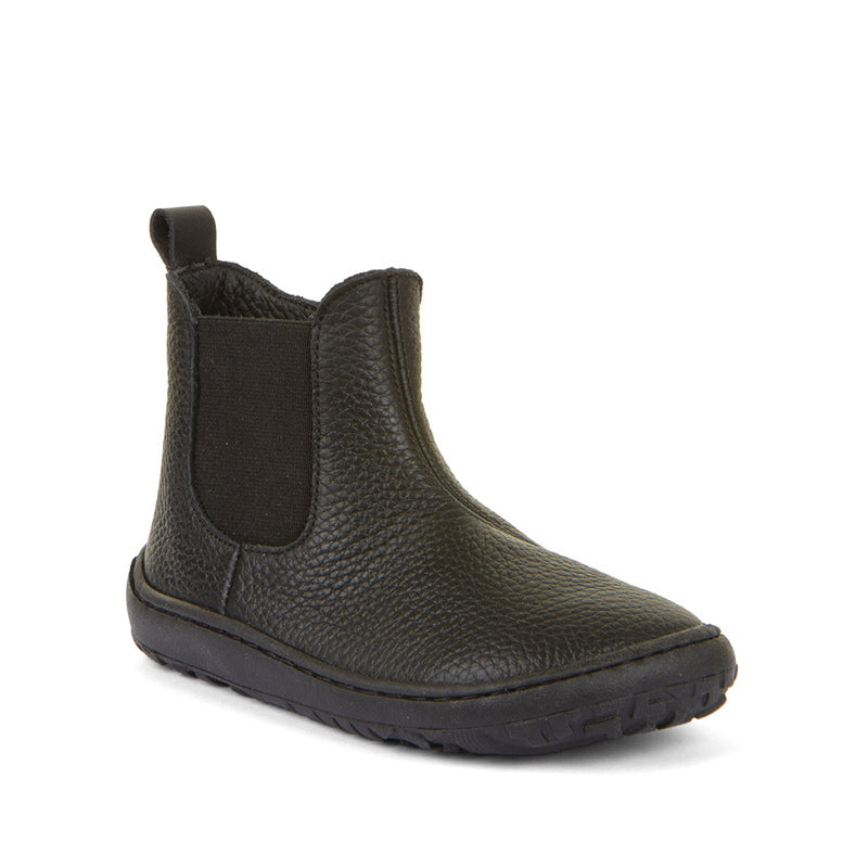 Froddo Kids Barefoot School Chelsea Boots - Black
