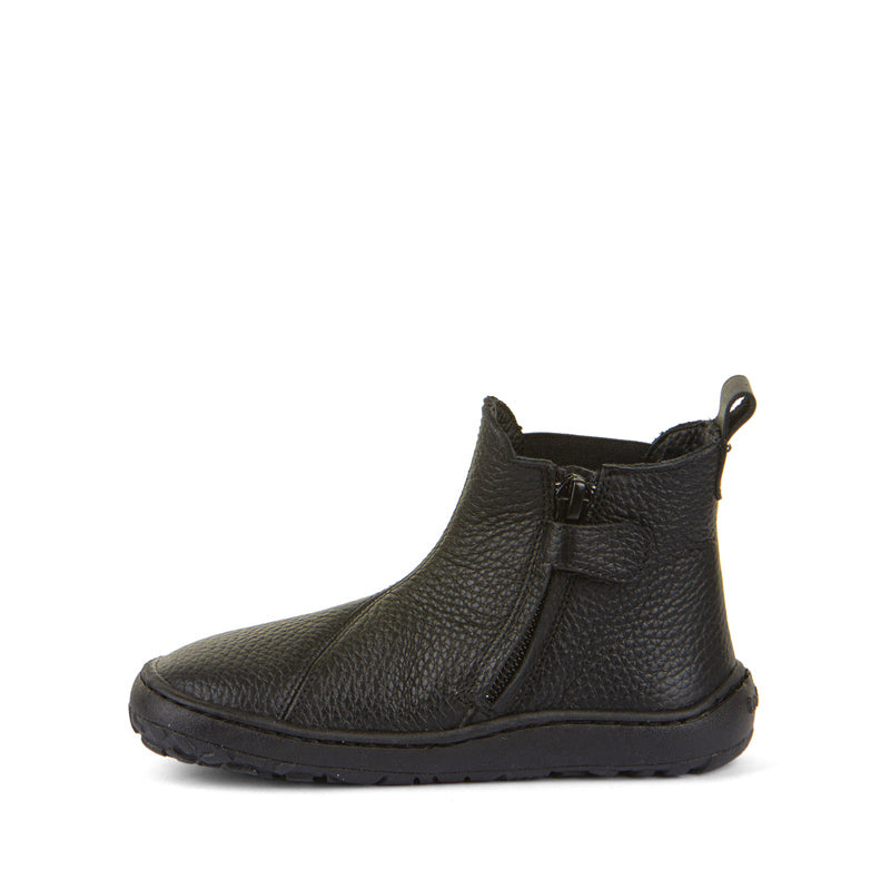 Froddo Kids Barefoot School Chelsea Boots - Black