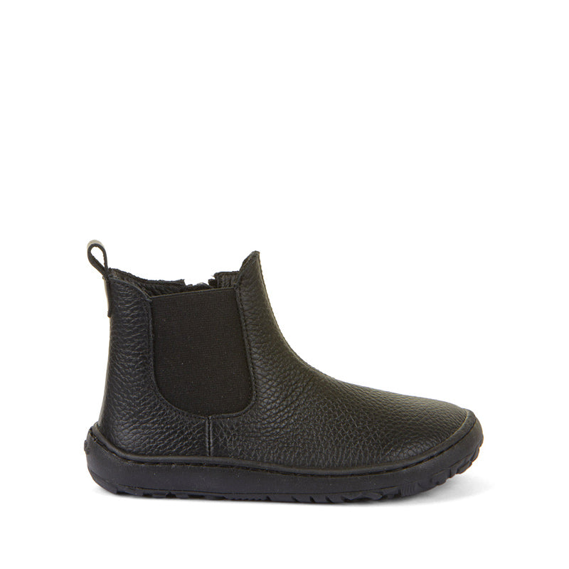 Froddo Kids Barefoot School Chelsea Boots - Black
