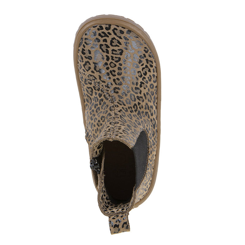 Froddo Kids Barefoot Chelys Boot - Beige+, top view.