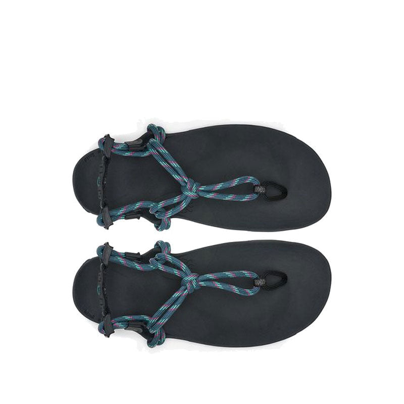 Pair of Xero Women's Huarache Sandals Genesis - Sea Moss, top view.