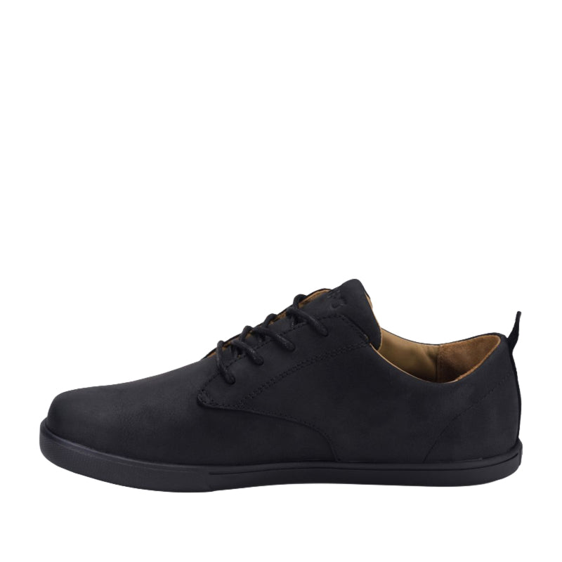 Xero Men's Leather Shoe Glenn - Black, inner side view.