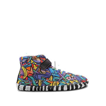 PaperKrane Kids Boot - Graffiti, outer side view.