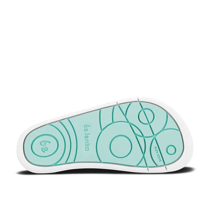 Be Lenka Kids Trainer Glade - Blue and Green, sole view