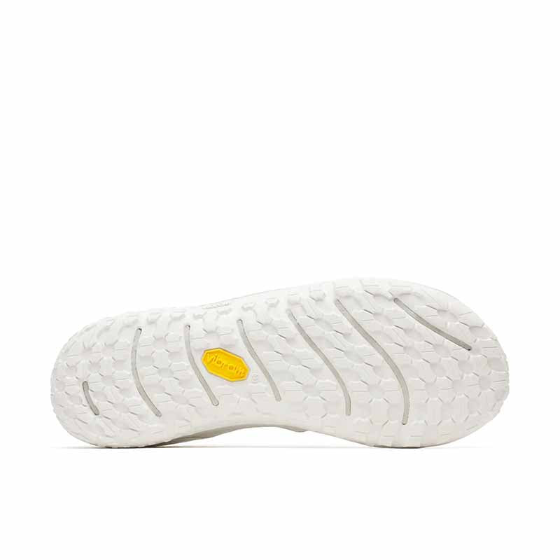 Merrell Women's Trail Glove 8 Trainer - White, sole view.