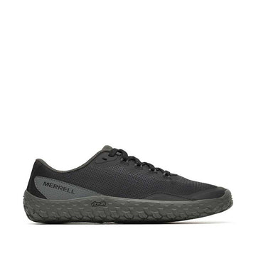 Merrell Women's Vapor Glove 7 Trainer - Black, outer side view.