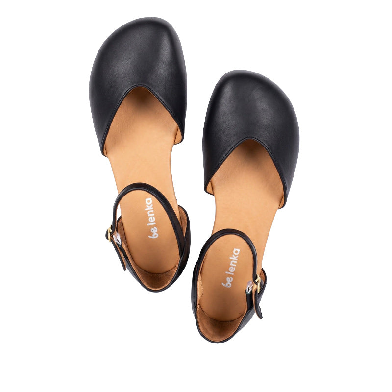 Pair of Be Lenka Women's Ballet Shoes Lilea - Black, top view.