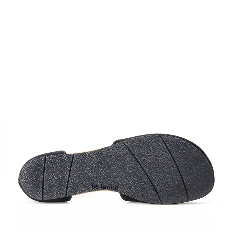 Be Lenka Women's Ballet Shoe Lilea - Black, sole view.