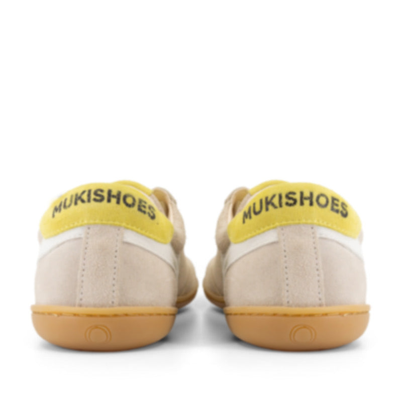 Pair of Mukishoes Trainers Lyra - Pandora, rear view.