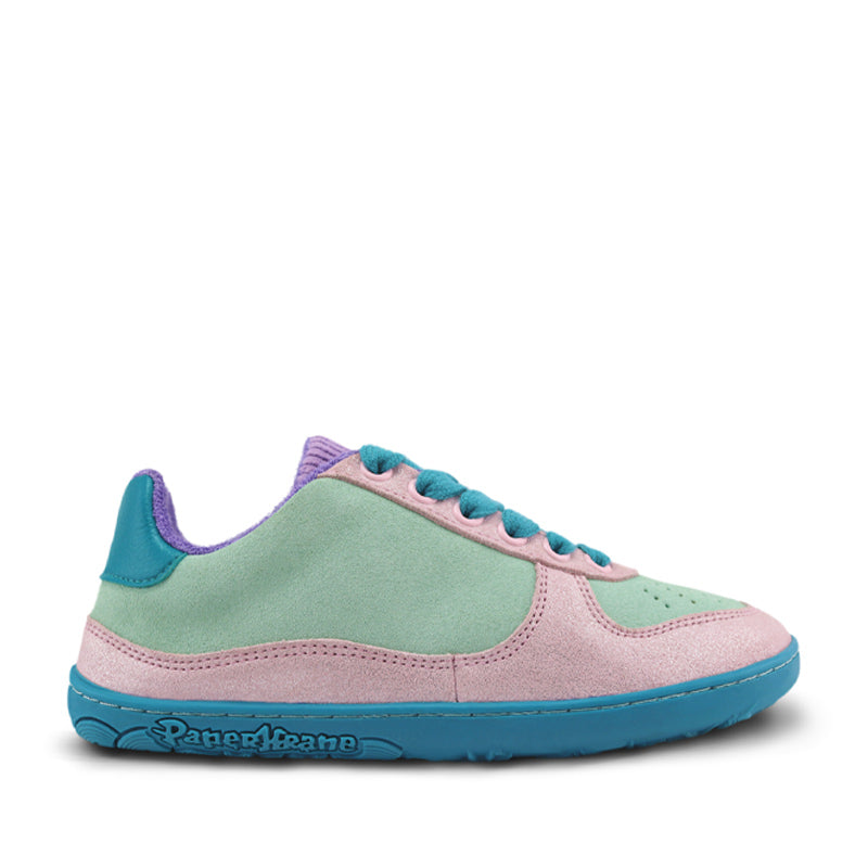 PaperKrane Adults Low Shoe - Minty, outer side view.
