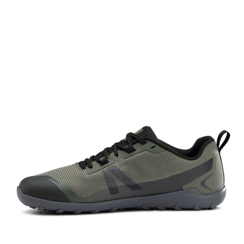 Xero Men's Trail Shoe Mesa Summit - Army Green, inner side view.