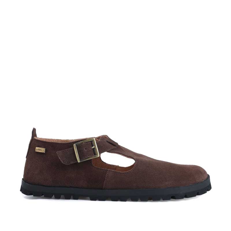 Tikki Lang.S Women's Shoe Mira - Brown, outer side view.
