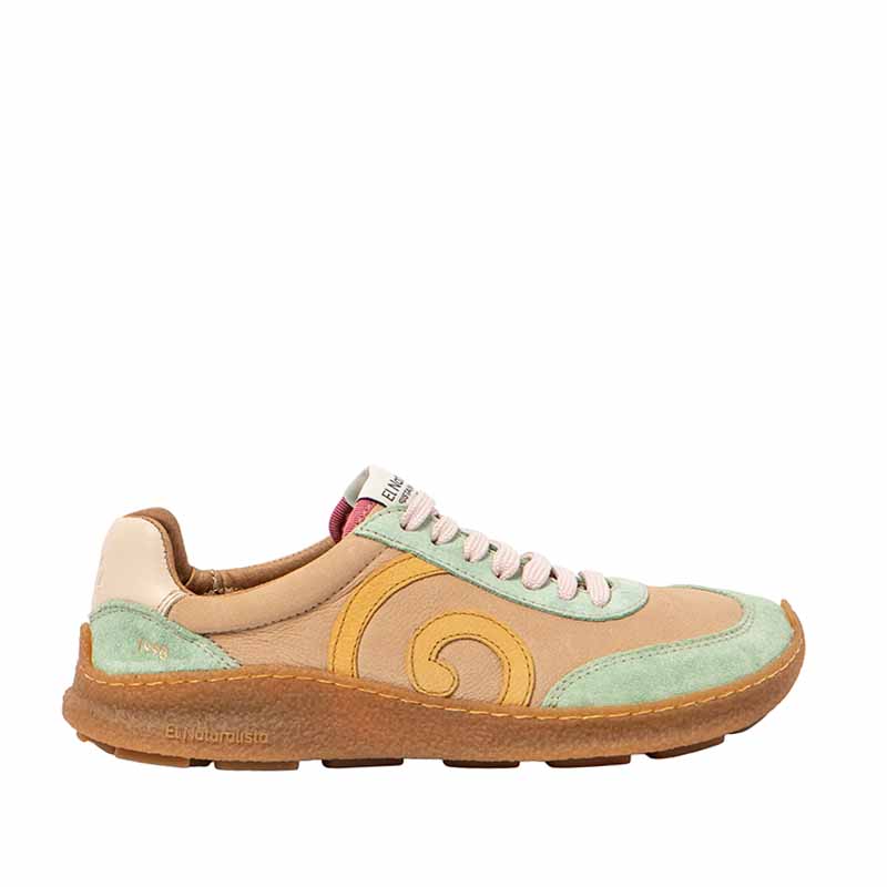 El Naturalista Barefoot Oroel Shoe - Cream, outer side view.