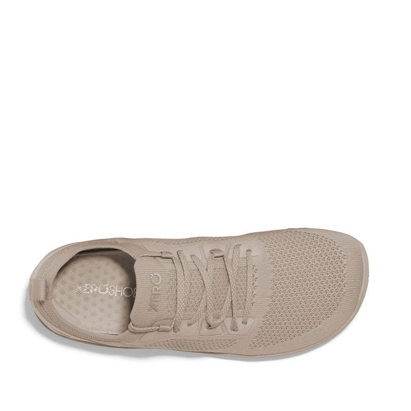 Xero Women's Shoe Nexus Knit - Silver Lining, top view.