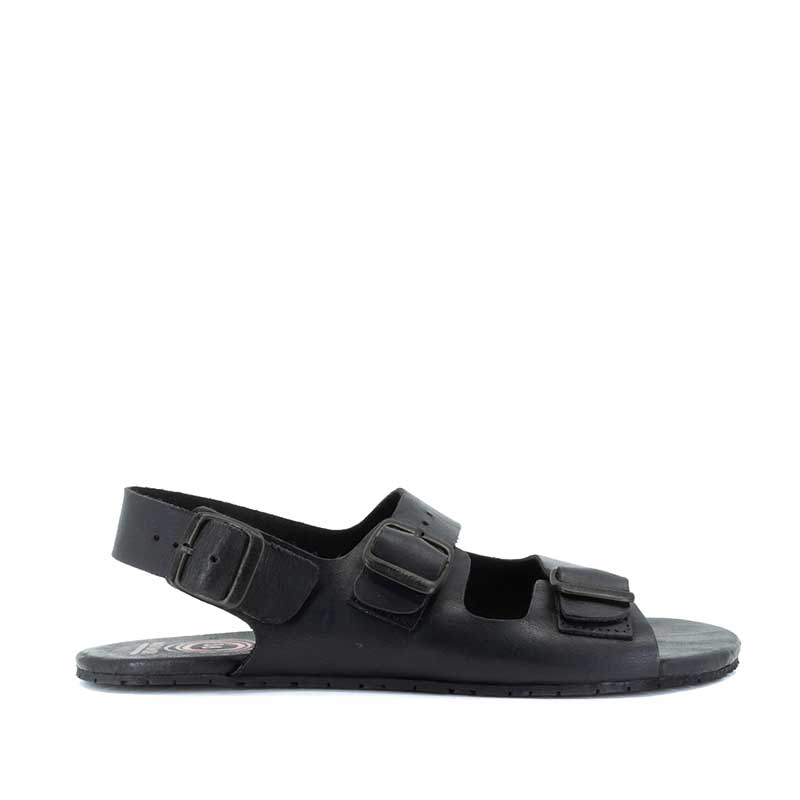 Mukishoes Sandal Nazare - Black, outer side view.
