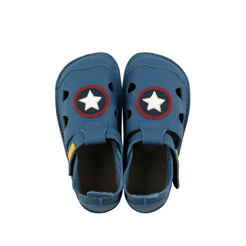 Pair of Tikki Kids Nido Sandals - Hero, top view.