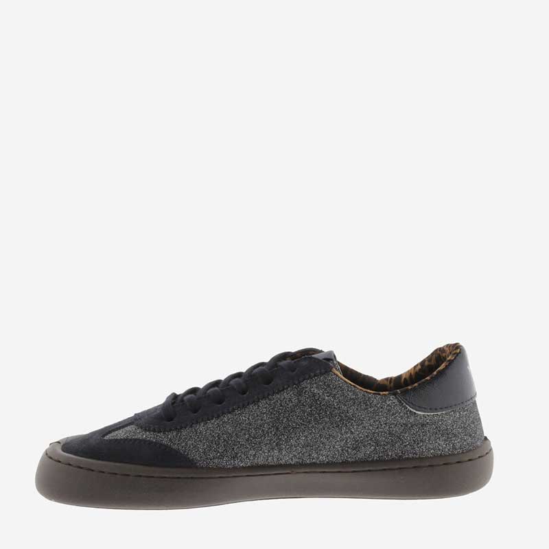 Victoria Women's Glitter Trainer Olmo - Antracita, inner side view.