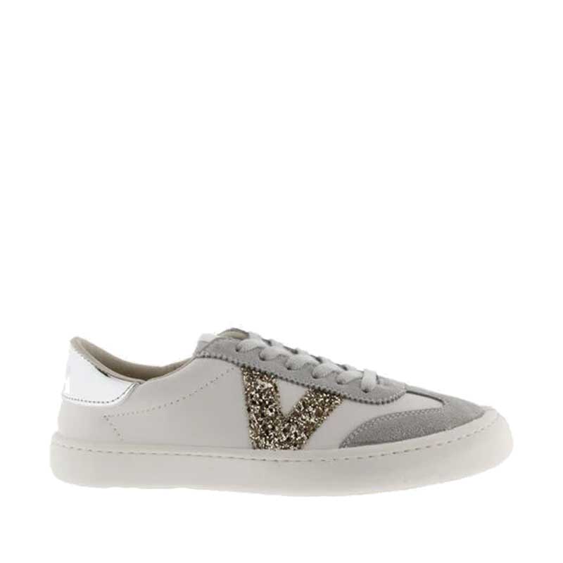 Victoria Women's Trainer Olmo - Grey, outer side view.