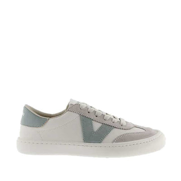 Victoria Adults Trainer Olmo - Jade, outer side view.