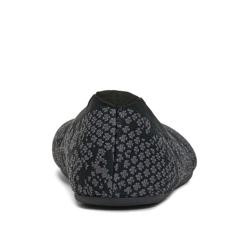 Xero Women's Ballet Shoe Phoenix Knit - Snake, rear view.