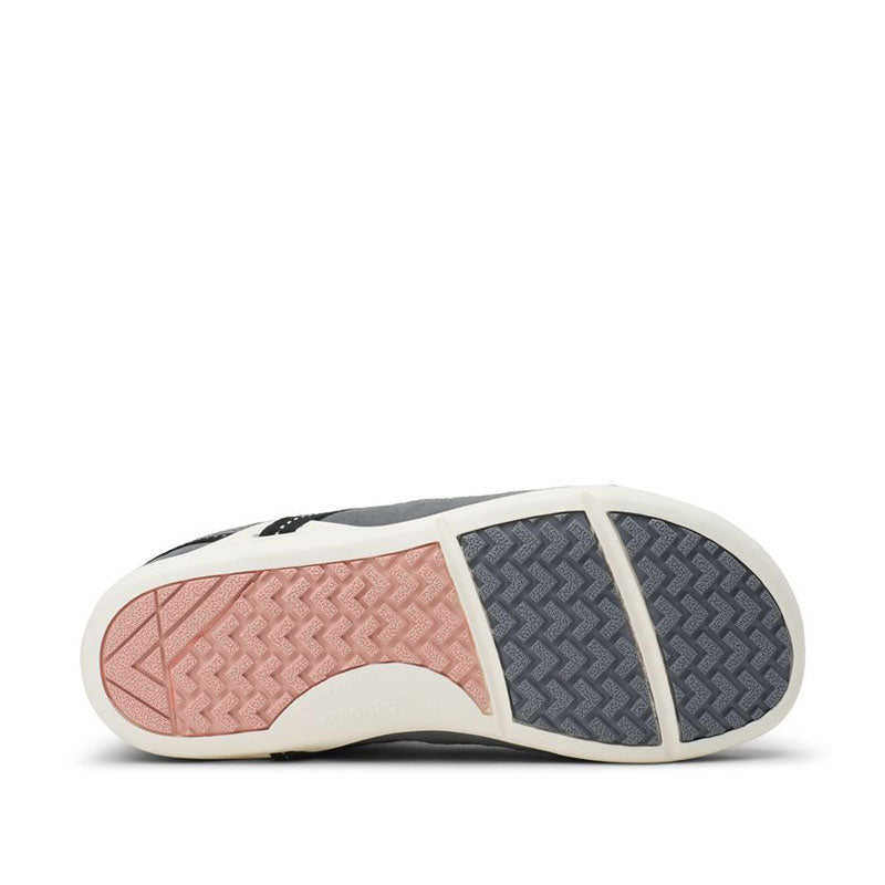 Xero Women's Athletic Shoe Prio - Grey/Pink Sand, sole view.