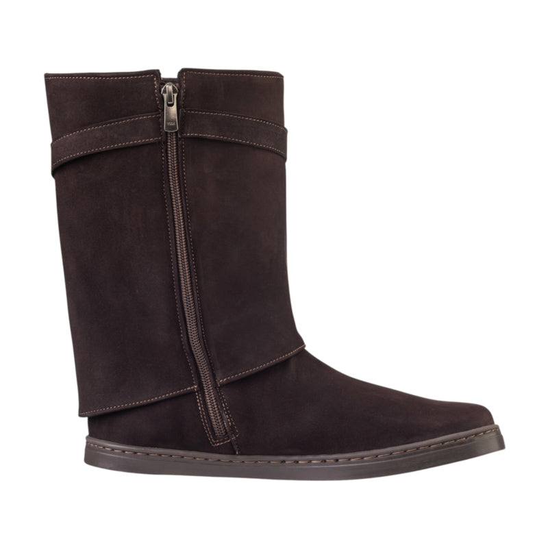 Peerko Women's Boot Eve - Brown, inner side view.