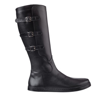 Peerko Women's Boot Joana - Black, outer side view.
