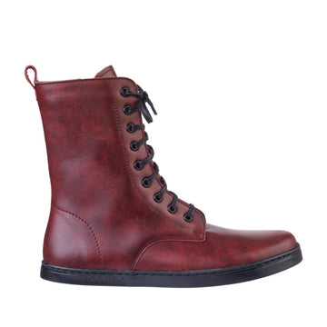 Peerko Adults Boot Pulse - Chilli, outer side view.