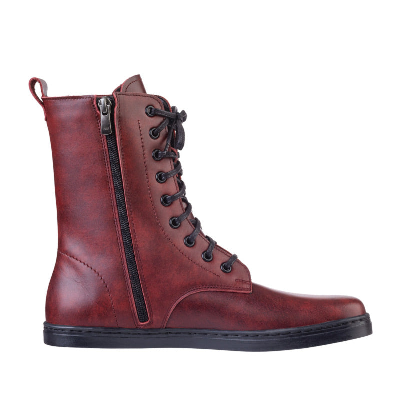 Peerko Adults Boot Pulse - Chilli, inner side view.