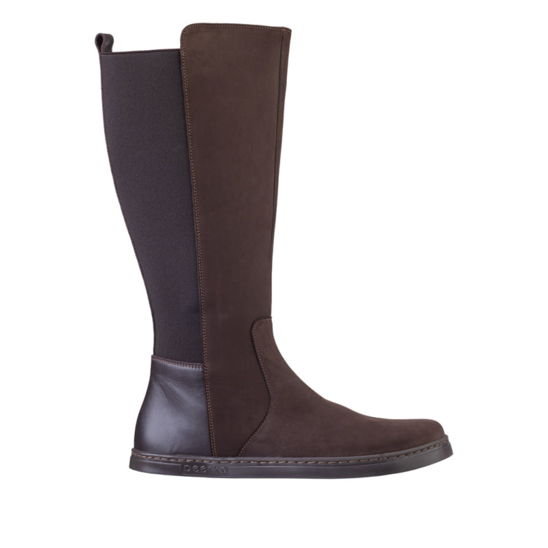 Peerko Women's Regina II Boot - Brown (Narrower Calf), outer side view.