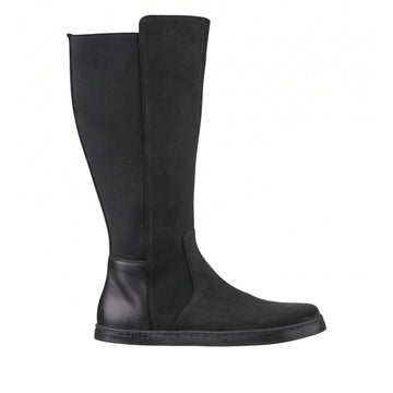 Peerko Women's Regina II Boot - Black (Wider Calf), outer side view.