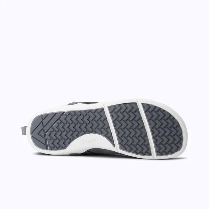 Xero Men's Athletic Shoe Prio Coast - Steel Grey, sole view.