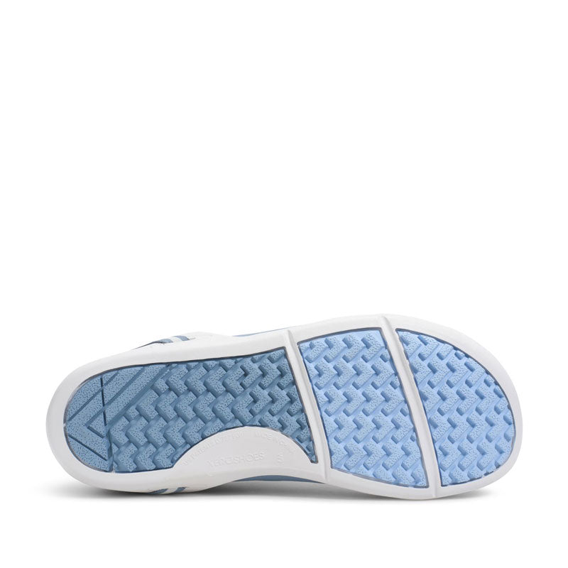 Xero Women's Athletic Shoe Prio - Dusty Blue, sole view.