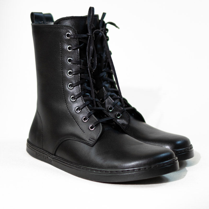 Pair of Peerko Adults Boots Pulse - Rock, angled view showing outer side and front.