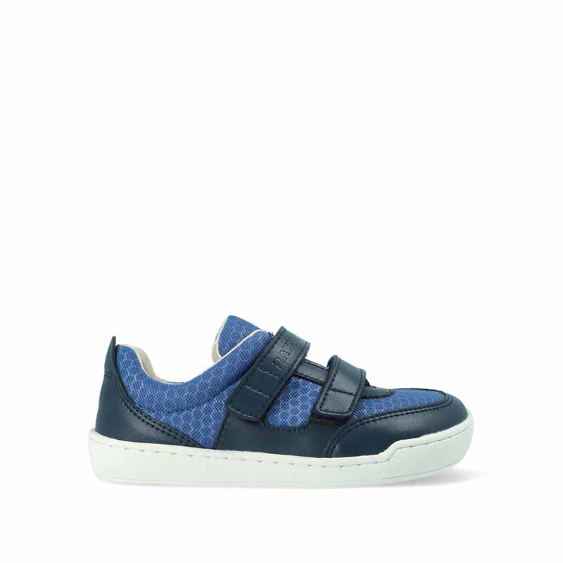 Rayve Kids Trainer Catbourne - Dark Blue, outer side view.