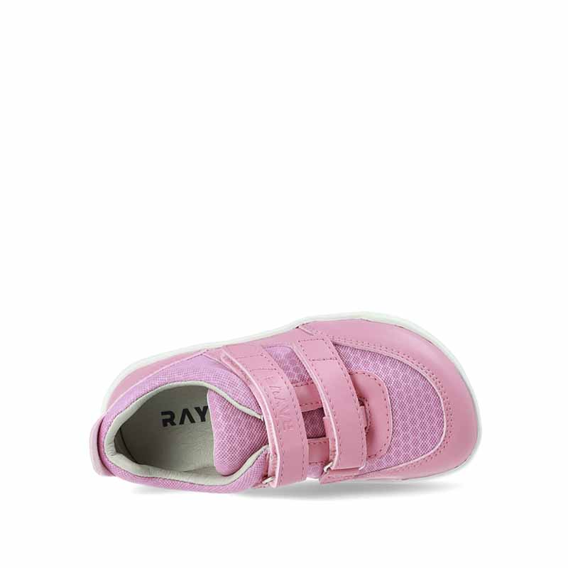 Rayve Kids Trainer Catbourne - Pink, top view.