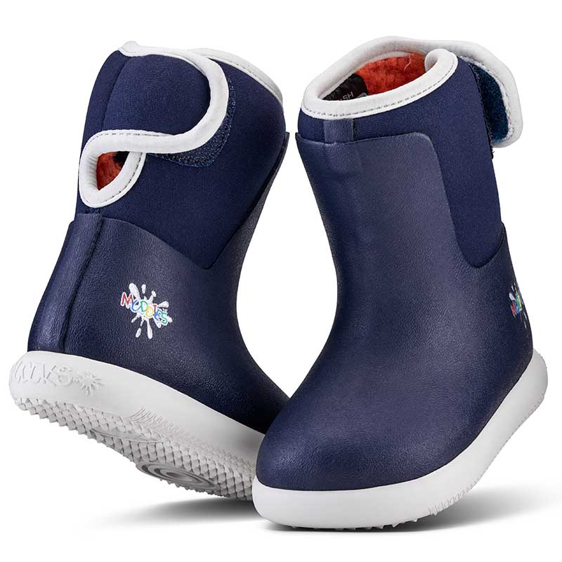 Pair of Muddies Waterproof Splish Boots - Indigo.