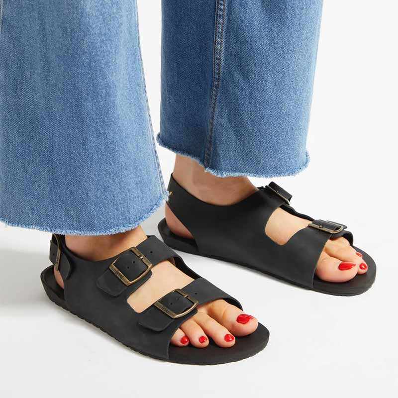 Freet Adults Sandals Salcombe - Black