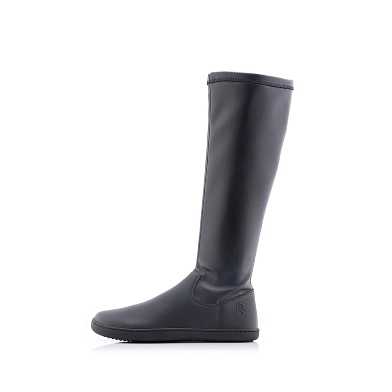 Shapen Women's Stretchy Knee-High Boots - Black